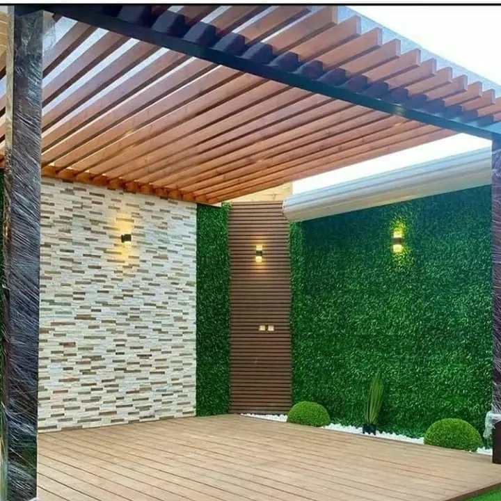 تصميم مظلات خشبية بجدة