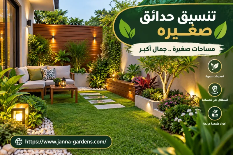 تنسيق حدائق صغيره