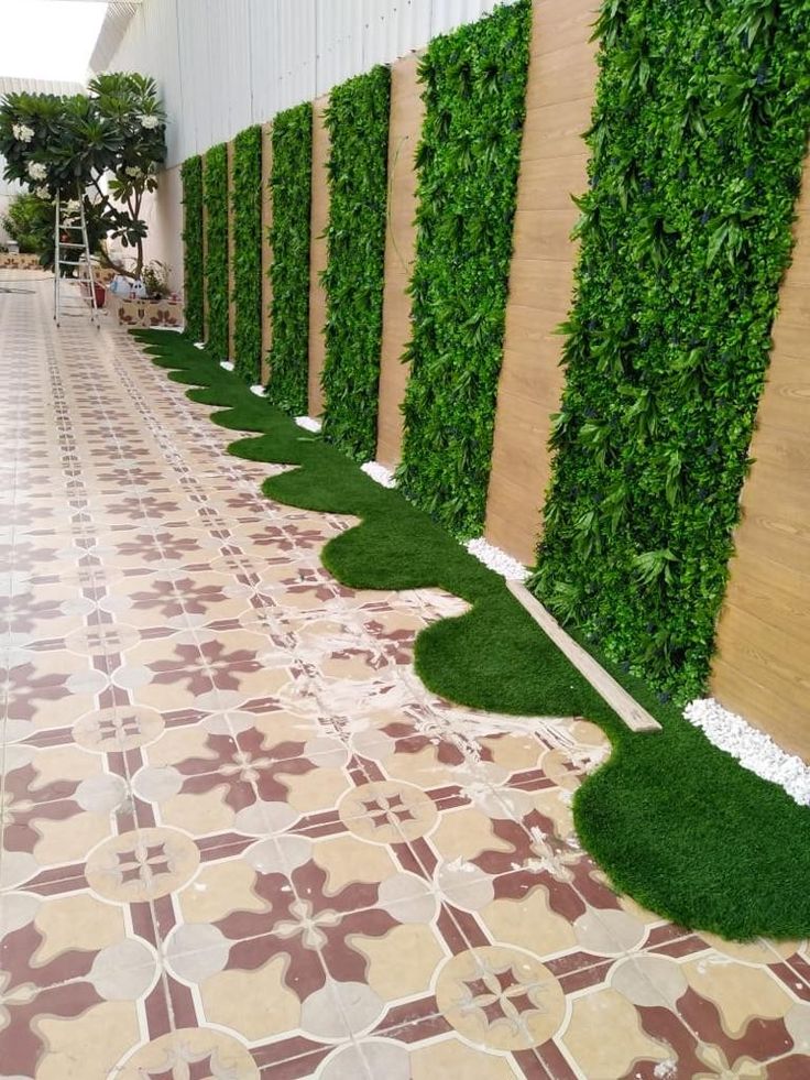 عشب جداري للحدائق بالرياض
