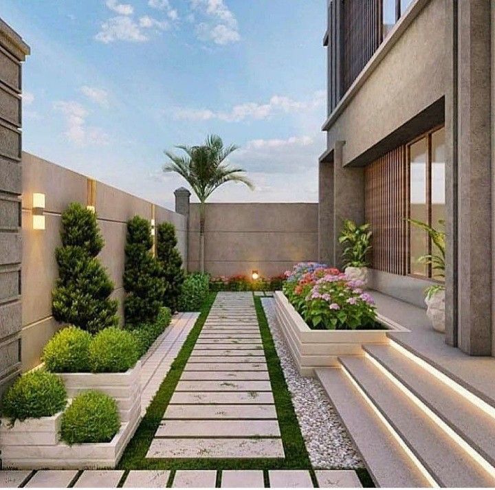 تصميم ممرات حدائق بالرياض9