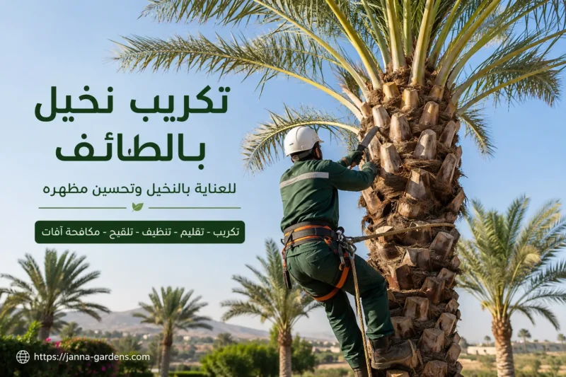 تكريب نخيل بالطائف 0534061605