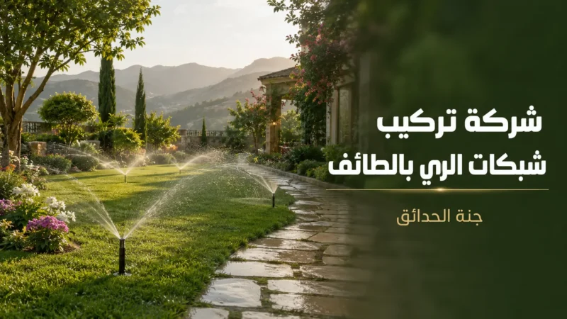 شركة تركيب شبكات الري بالطائف 0534061605