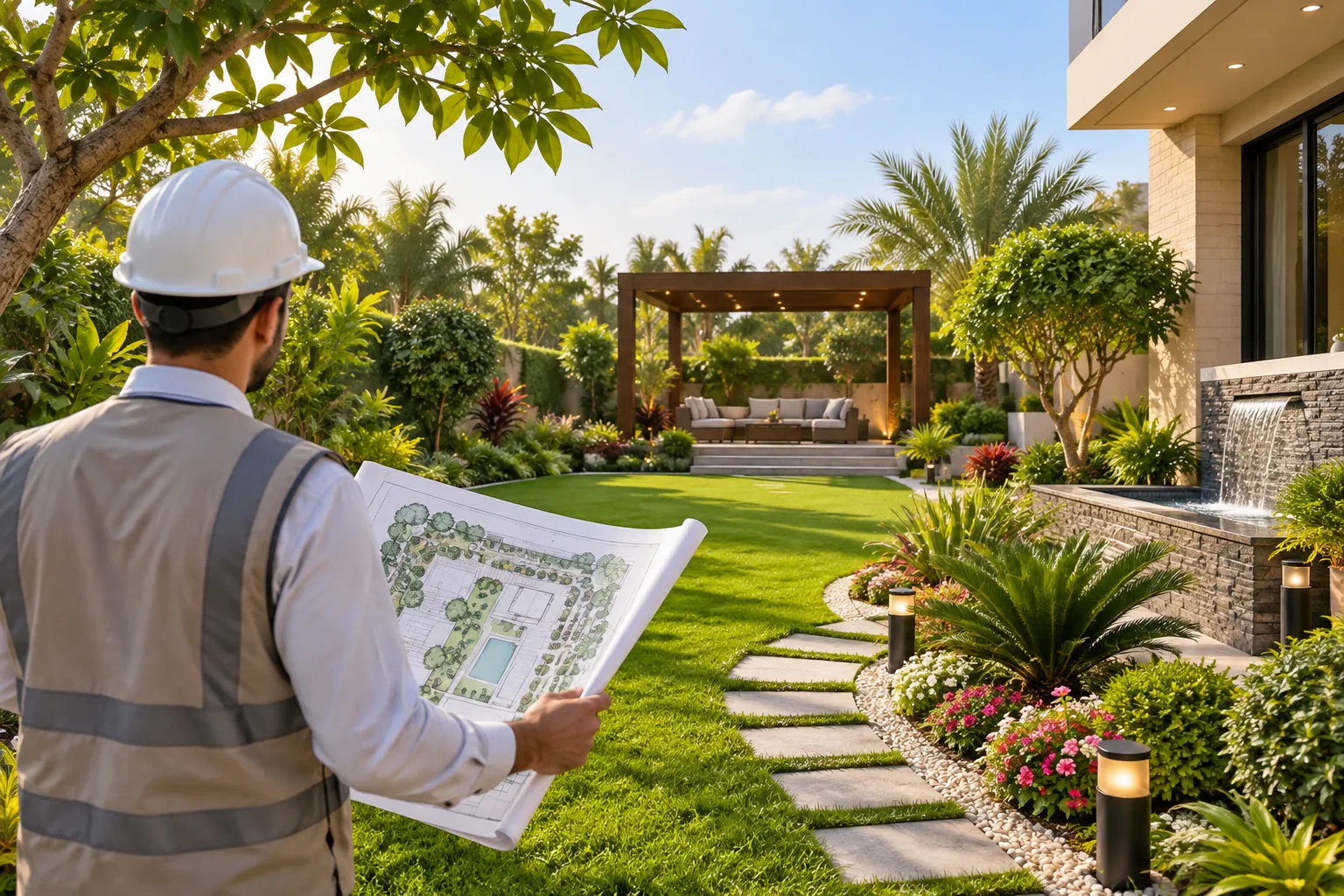 مهندس تنسيق حدائق